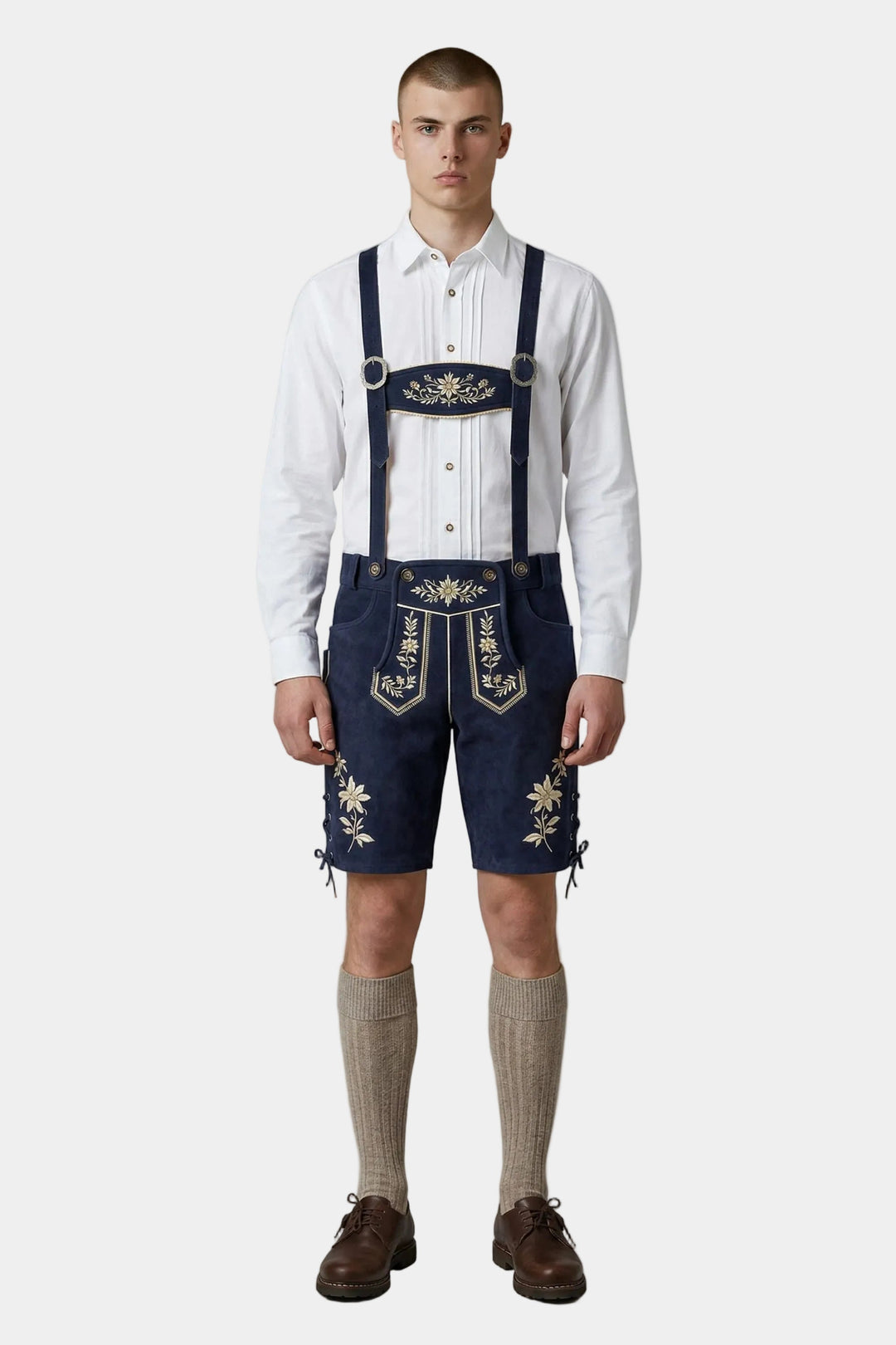 Adenauer Lederhosen in Blue