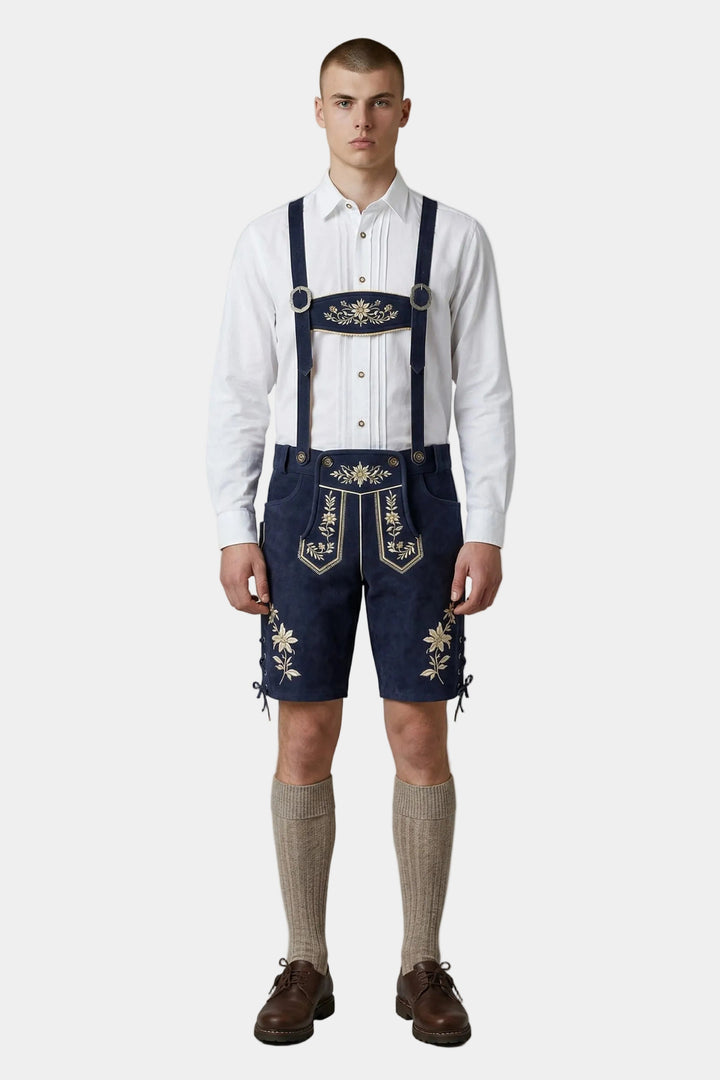 Adenauer Lederhosen in Blue