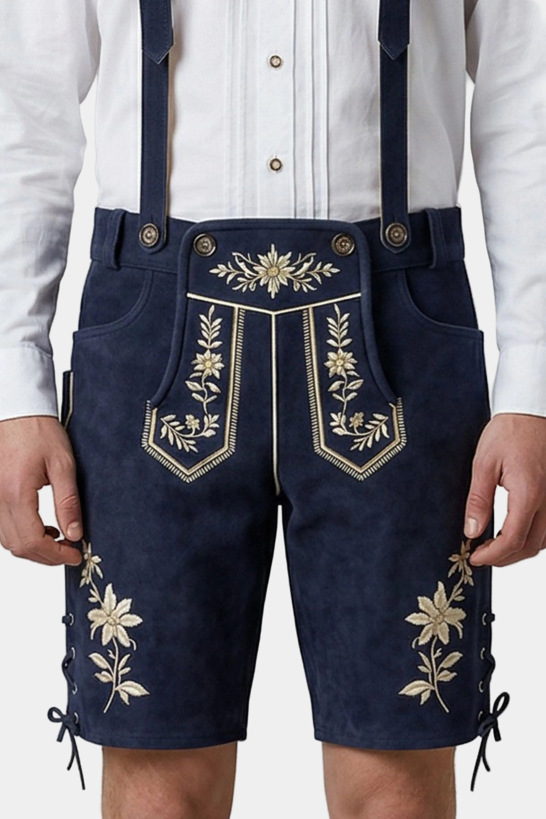 Adenauer Lederhosen in Blue