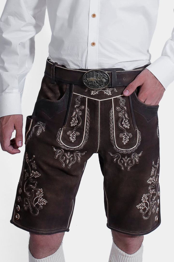 Wütender Hirsch Eibsee Lederhosen