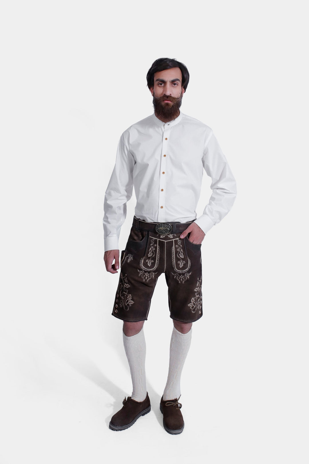 Wütender Hirsch Eibsee Lederhosen