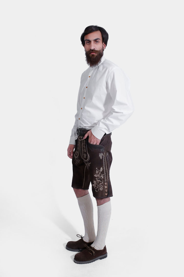Wütender Hirsch Eibsee Lederhosen