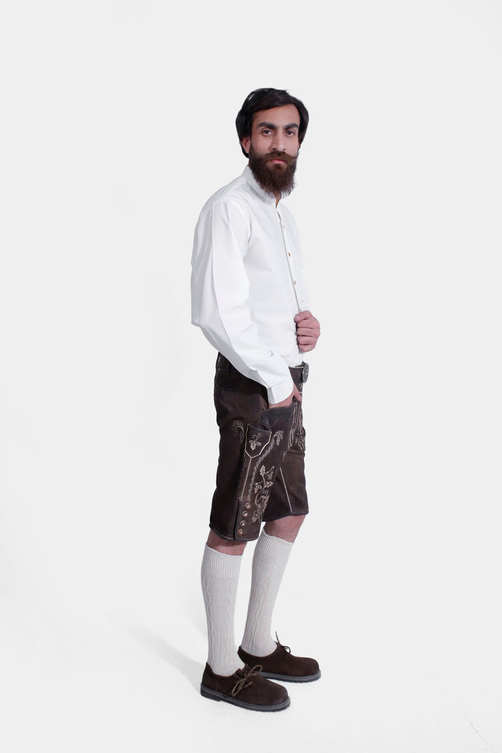 Wütender Hirsch Eibsee Lederhosen