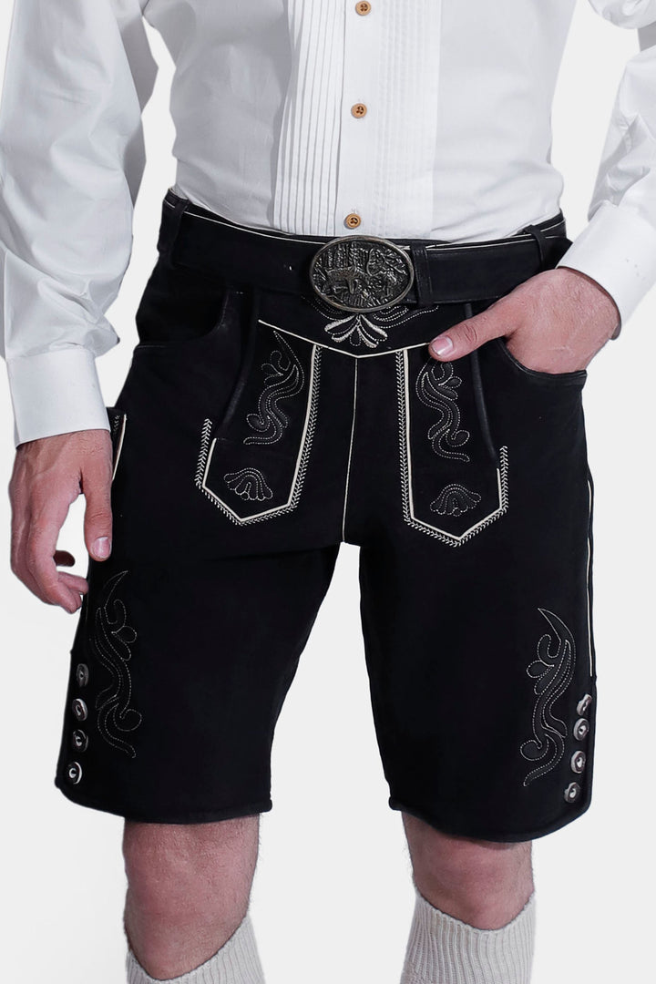 Christoph Waltz Schwarze Lederhosen