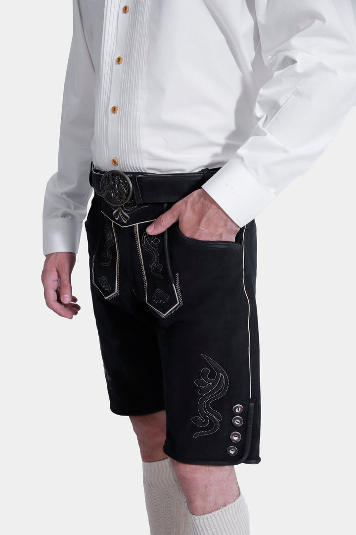 Christoph Waltz Schwarze Lederhosen