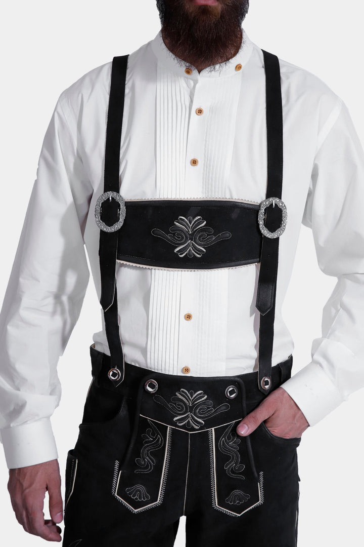 Christoph Waltz Schwarze Lederhosen