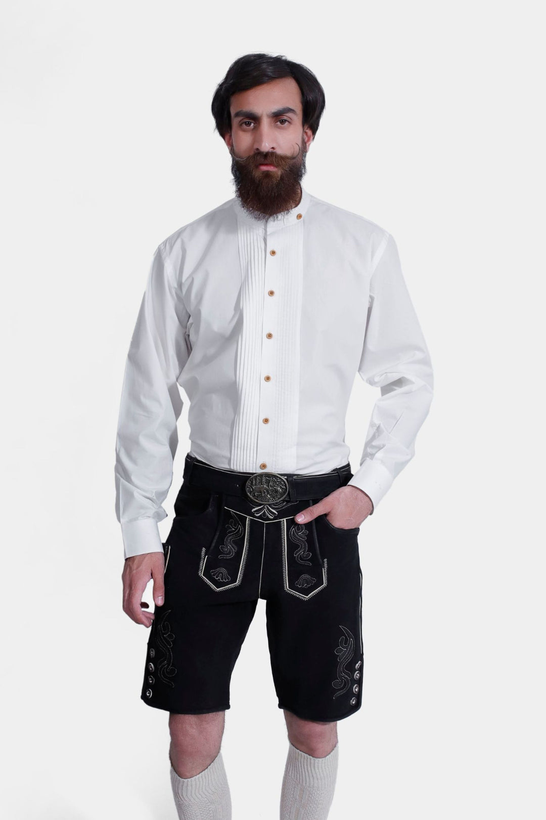 Christoph Waltz Schwarze Lederhosen