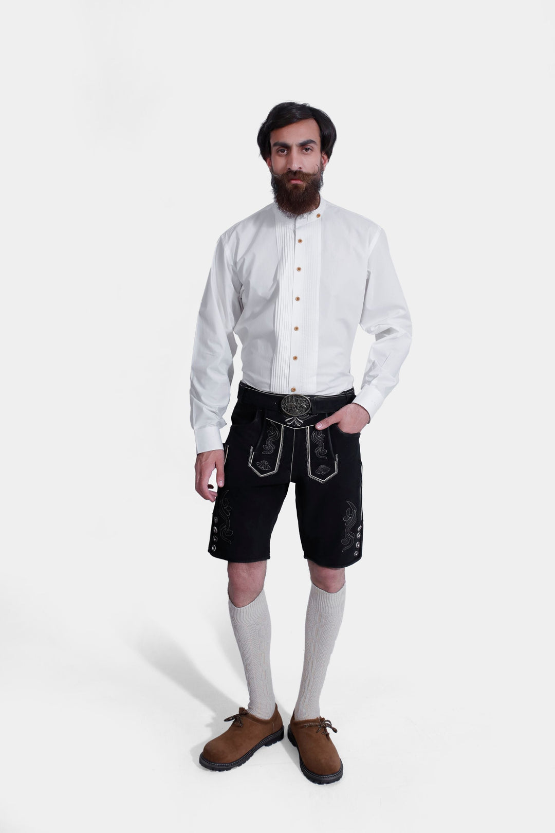 Christoph Waltz Schwarze Lederhosen