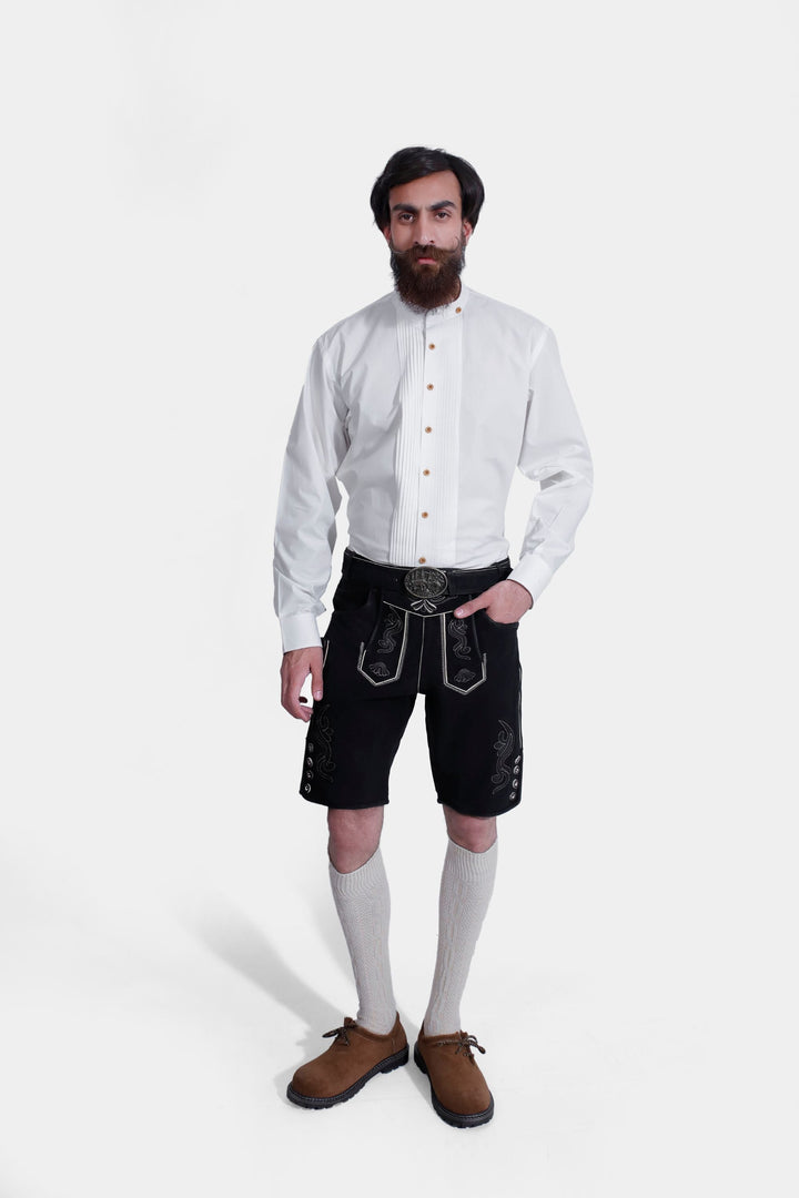 Christoph Waltz Schwarze Lederhosen