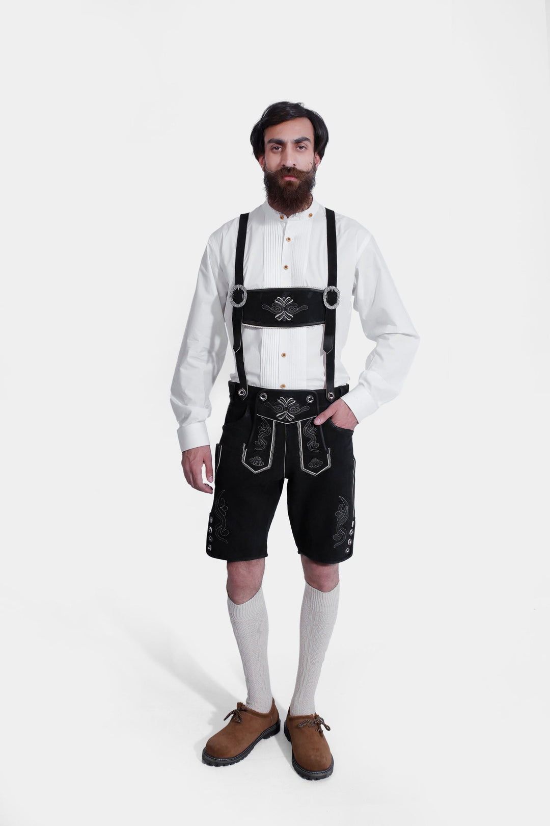 Christoph Waltz Schwarze Lederhosen