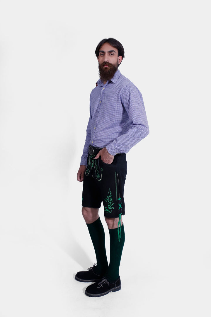 Böll Lederhosen in Schwarz