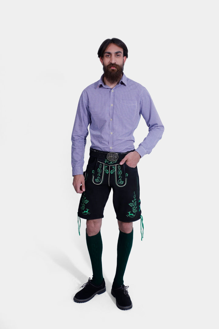 Böll Lederhosen in Schwarz