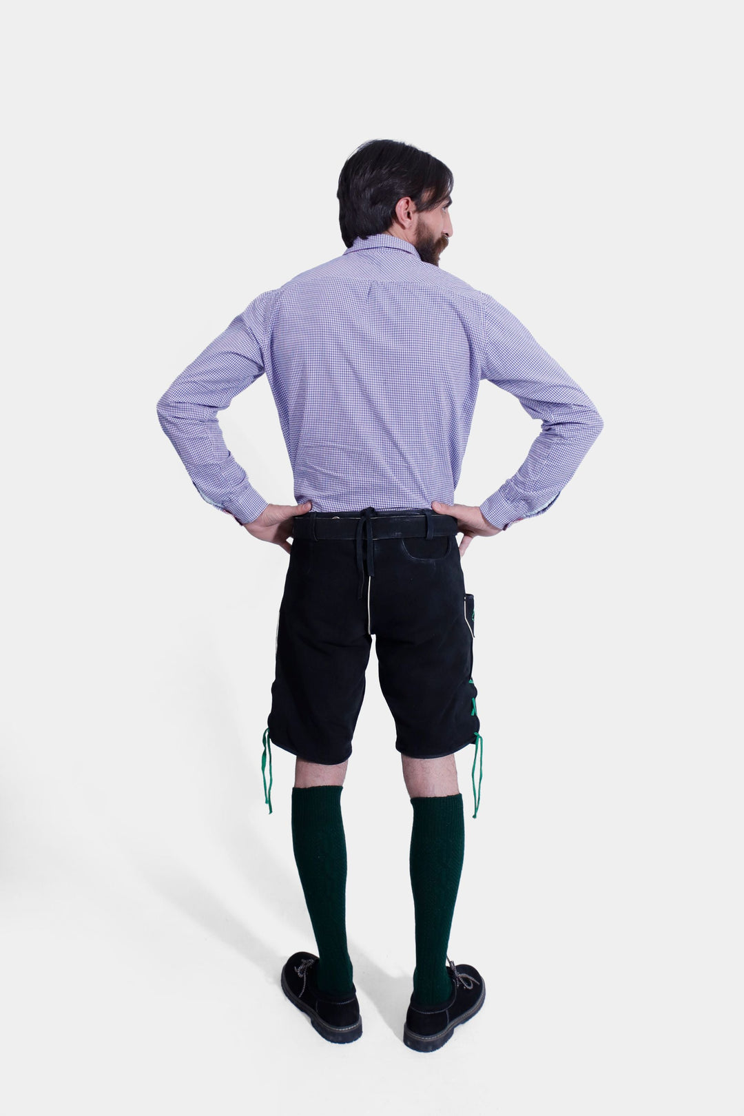 Böll Lederhosen in Schwarz