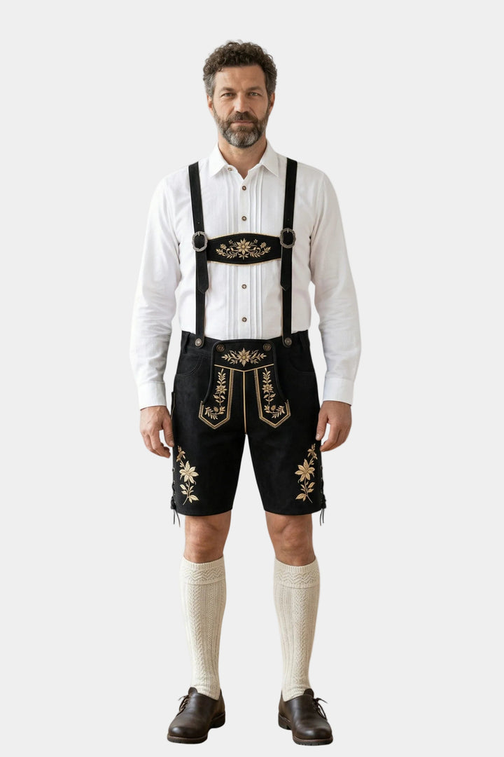 Gerhard Richter Lederhosen in Black