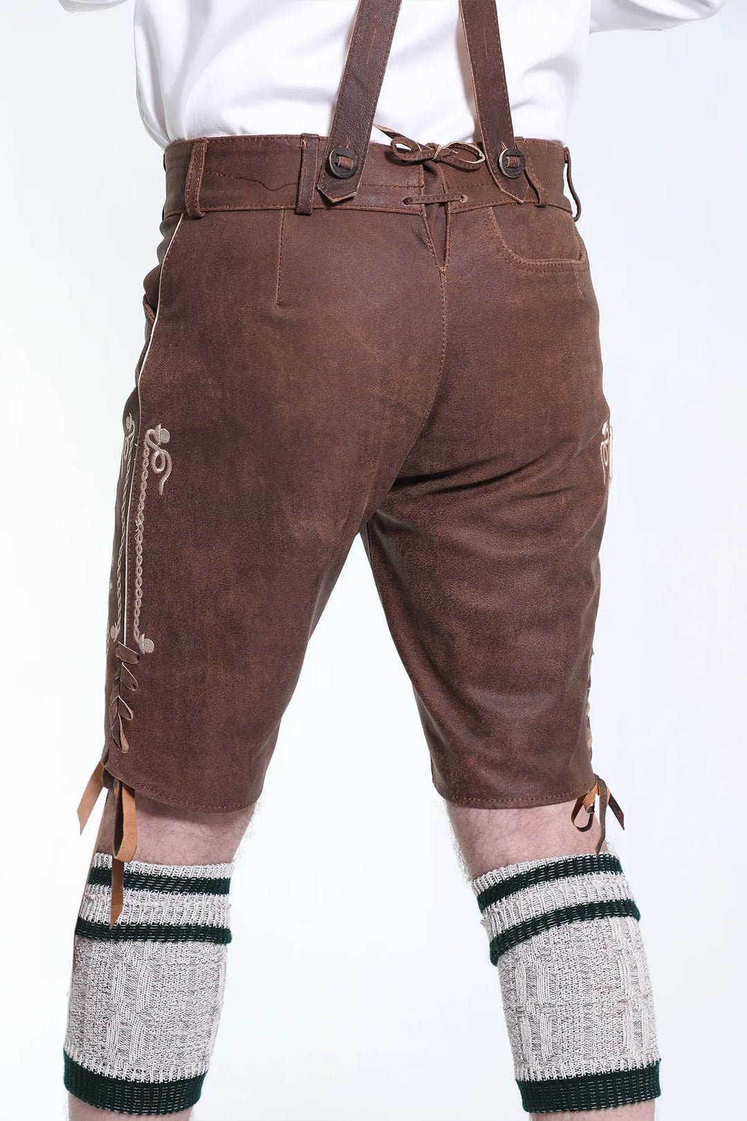 Trachten Short Lederhosen Wild Brown