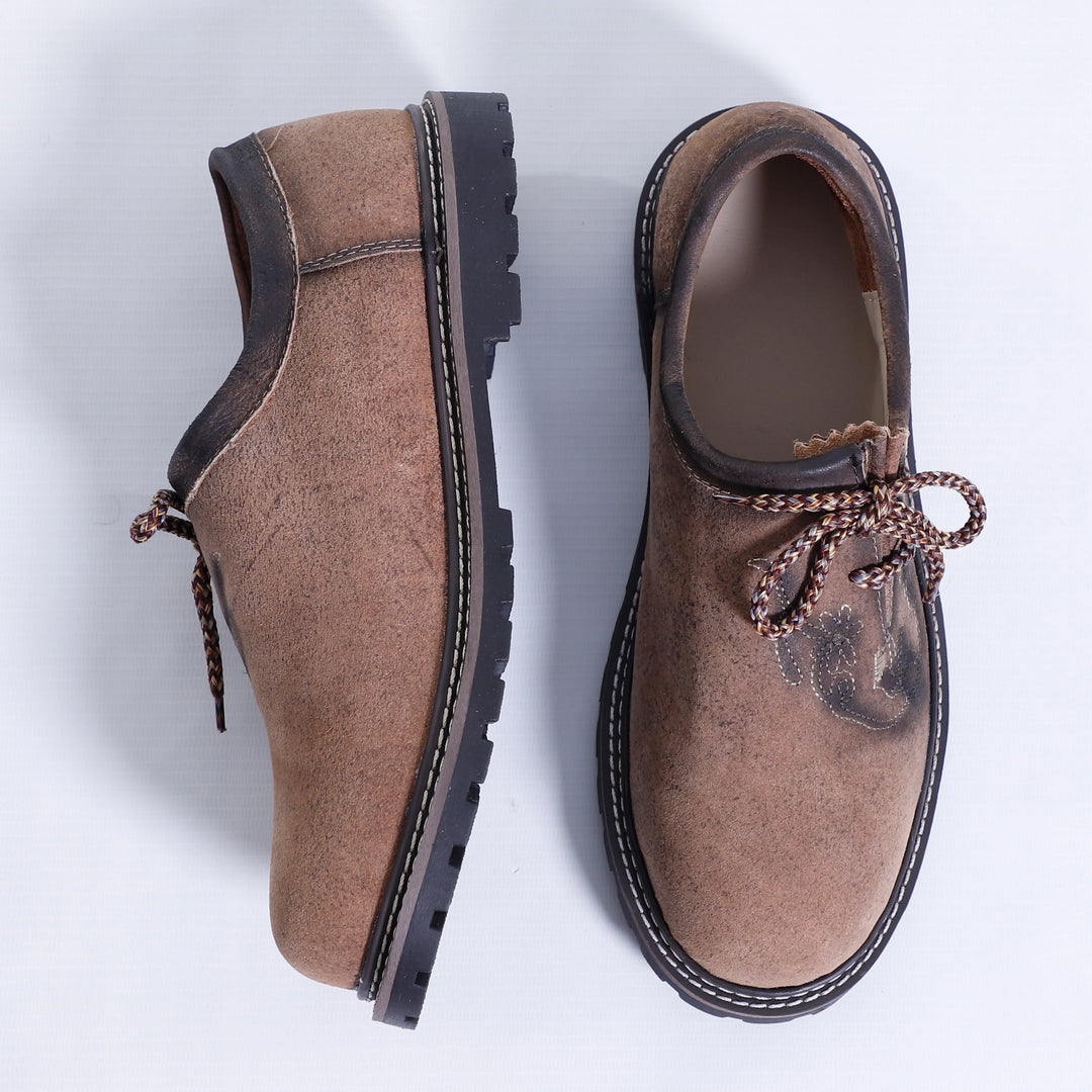 Rustikalbraune Trachtenschuhe für Herren mit traditionellem Charme