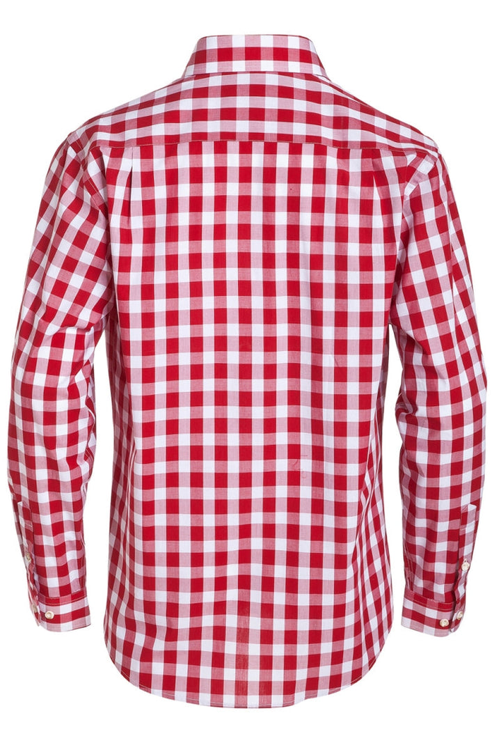 Bayerisches Karohemd Dunkelrot